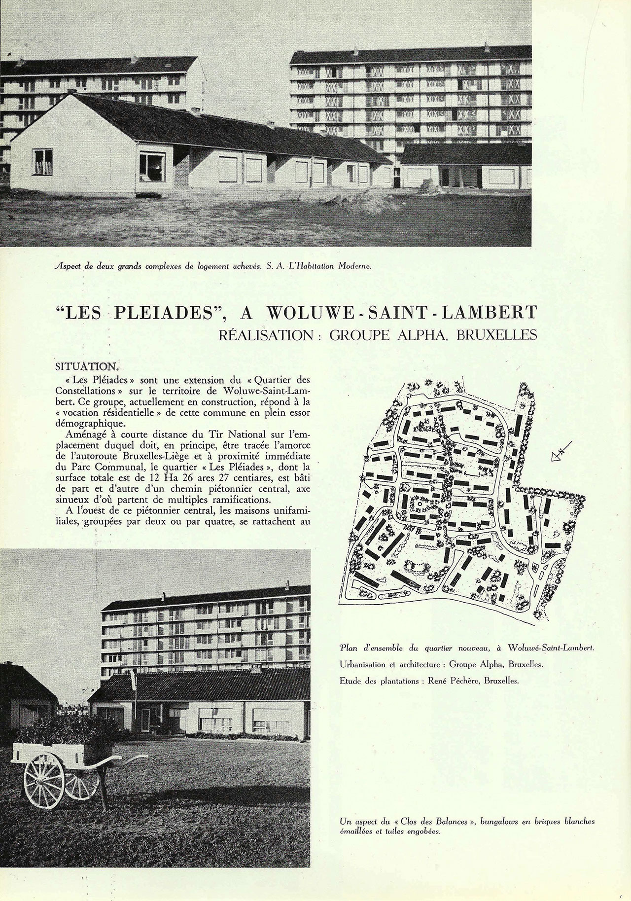 « Les Pleiades », à Woluwe-Saint-Lambert