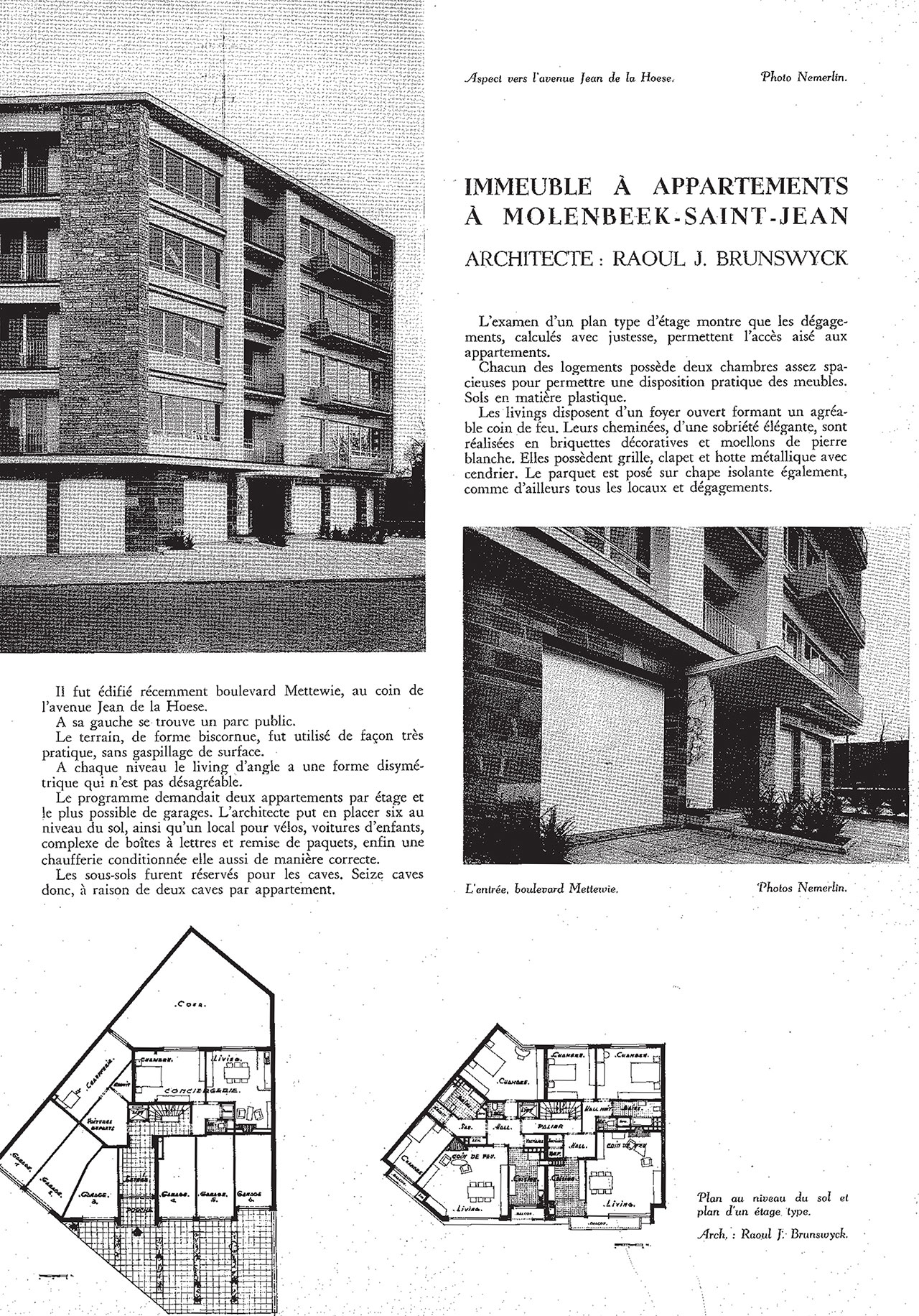 Immeuble à appartements à Molenbeek-Saint-Jean